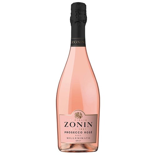 Zonin Prosecco Rose Doc Millesimato 75cl - Perfect Gift